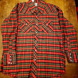 Western style luxury button down shirt